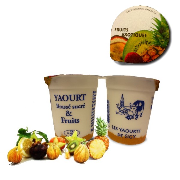 Yaourt Fruits Exotiques – LA FERME DE SIGY